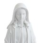 Imagem de Nossa Senhora Medalha Milagrosa de Mármore Branco Strass - 40 cm