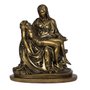Imagem de Nossa Senhora Pietá de Mármore com Pintura em Bronze - 44 cm