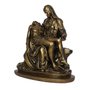 Imagem de Nossa Senhora Pietá de Mármore com Pintura em Bronze - 44 cm