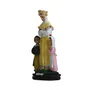Imagem de Nossa Senhora Salette com Crianças de Resina Nacional - 15 cm