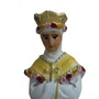 Imagem de Nossa Senhora Salette com Crianças de Resina Nacional - 15 cm