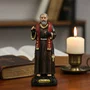 Imagem de Padre Pio de Resina Nacional - 12 cm
