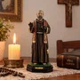 Imagem de Padre Pio de Resina Nacional - 20 cm