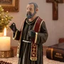 Imagem de Padre Pio de Resina Nacional - 20 cm
