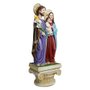 Imagem de Sagrada Família com Pedestal de Resina Nacional - 75 cm