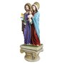 Imagem de Sagrada Família com Pedestal de Resina Nacional - 75 cm