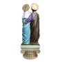 Imagem de Sagrada Família com Pedestal de Resina Nacional - 75 cm