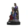 Imagem de Sagrada Família Maria Sentada de Resina Nacional - 15 cm