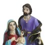 Imagem de Sagrada Família Maria Sentada de Resina Nacional - 15 cm
