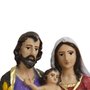 Imagem de Sagrada Família Veste Bordada de Resina Nacional - 21 cm