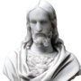 Imagem de Sagrado Coração de Jesus Busto em Mármore - 26 cm