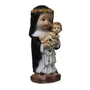 Imagem de Santa Rosa de Lima Infantil de Resina Nacional - 12 cm