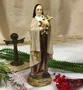 Imagem de Santa Teresinha de Resina Importada - 22 cm