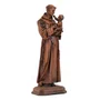 Imagem de Santo Antônio de Resina Efeito Madeira - 105 cm