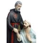 Imagem de São Camilo de Léllis de Resina Nacional - 31 cm