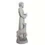 Imagem de São Francisco de Assis com Cervo em Mármore - 42cm