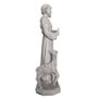 Imagem de São Francisco de Assis com Cervo em Mármore - 42cm