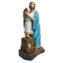 Imagem de São José Afetuoso com Jesus de Resina Nacional - 29 cm