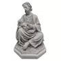 Imagem de São José Com Menino Jesus Colo em Mármore - 22 cm