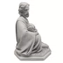 Imagem de São José Com Menino Jesus Colo em Mármore - 22 cm