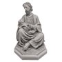 Imagem de São José Com Menino Jesus Colo em Mármore - 22 cm