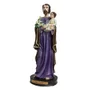 Imagem de São José com Menino Jesus no Colo de Resina Nacional - 19 cm