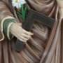 Imagem de São José Menino Jesus com Globo de Resina Nacional - 31 cm
