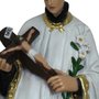 Imagem de São Luís Gonzaga de Resina Nacional- 30 Cm