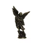 Imagem de São Miguel Arcanjo de Metal Ouro Velho - 7,5 cm