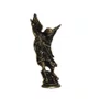 Imagem de São Miguel Arcanjo de Metal Ouro Velho - 7,5 cm