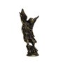 Imagem de São Miguel Arcanjo de Metal Ouro Velho - 7,5 cm