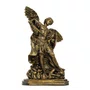 Imagem de São Miguel Arcanjo de Resina Nacional Pintura Bronze Velho - 30cm