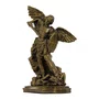 Imagem de São Miguel Arcanjo de Resina Nacional Pintura Bronze Velho - 30cm