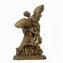 Imagem de São Miguel Arcanjo de Resina Nacional Pintura Bronze Velho - 30cm