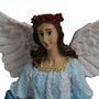 Imagem do Anjo da Guarda Azul de Resina Nacional - 28 cm