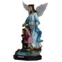 Imagem do Anjo da Guarda Azul de Resina Nacional - 28 cm