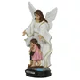 Imagem do Anjo da Guarda Branco de Resina Nacional - 20 cm Imagem do Anjo da Guarda Branco de Resina Nacional - 20 cm