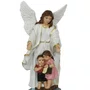 Imagem do Anjo da Guarda Branco de Resina Nacional - 20 cm Imagem do Anjo da Guarda Branco de Resina Nacional - 20 cm