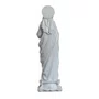 Imagem do Imaculado Coração de Maria de Mármore Branco - 57 cm
