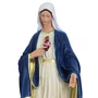 Imagem do Imaculado Coração de Maria de Resina Nacional - 1,05 mt