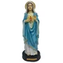 Imagem do Imaculado Coração de Maria de Resina Nacional - 20cm