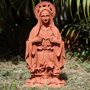 Imagem do Imaculado Coração de Maria em Terracota Resinada - 30 cm