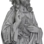 Imagem do Sagrado Coração de Jesus de Mármore - 57 cm