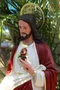 Imagem do Sagrado Coração de Jesus de Resina Nacional - 110 cm