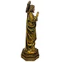 Imagem do Sagrado Coração de Jesus em Mármore Pintura Bronze - 32cm