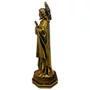 Imagem do Sagrado Coração de Jesus em Mármore Pintura Bronze - 32cm