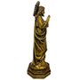 Imagem do Sagrado Coração de Jesus em Mármore Pintura Bronze - 32cm