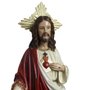 Imagem do Sagrado Coração de Jesus Resina Nacional - 65 cm