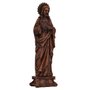 Imagem do Sagrado Coração de Jesus de Resina Nacional Efeito Madeira - 57 cm