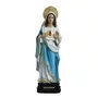 Imagem Imaculado Coração de Maria de Resina Nacional - 28 cm